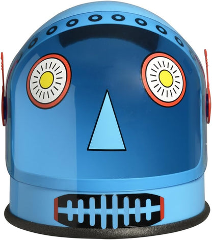 Space Robot Blue Alien Helmet Child Hat