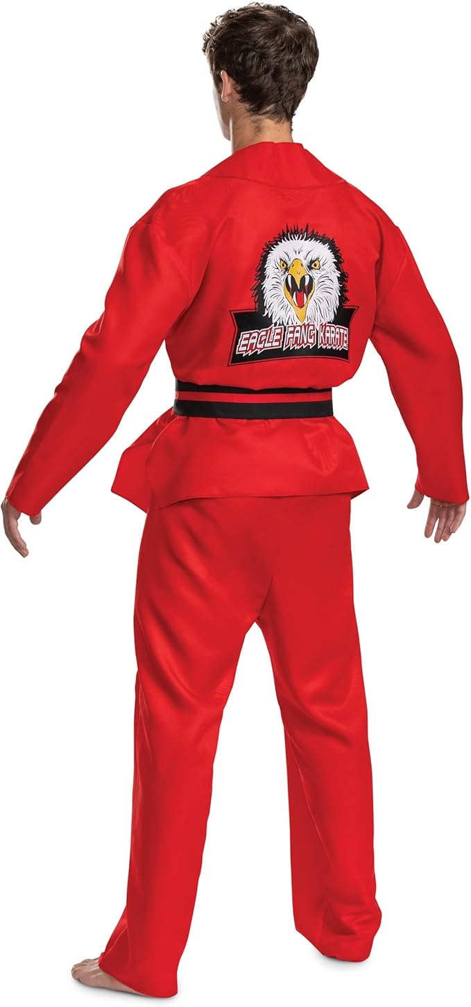 Eagle Fang Cobra Kai Karate Gi Red Classic Costume Adult X-Small/Small