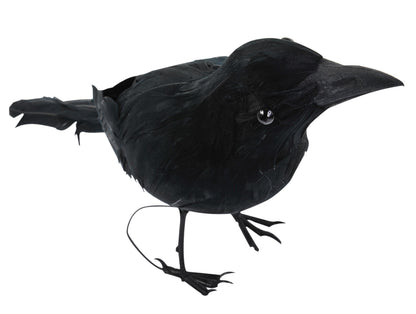 Realistic Giant Black Raven Bird Prop