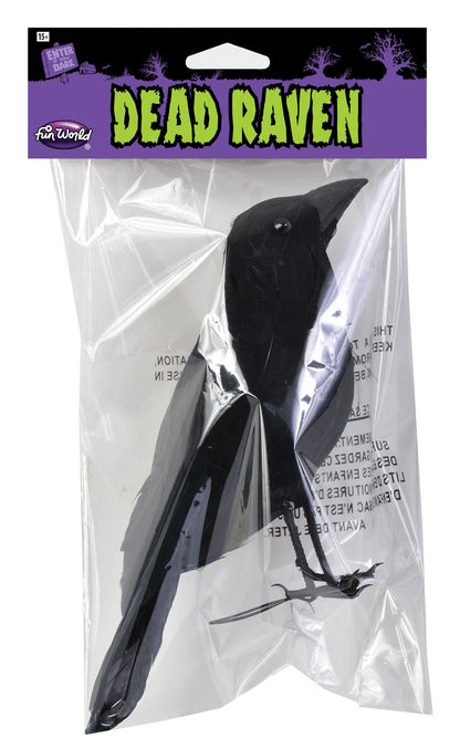 Realistic Giant Black Raven Bird Prop