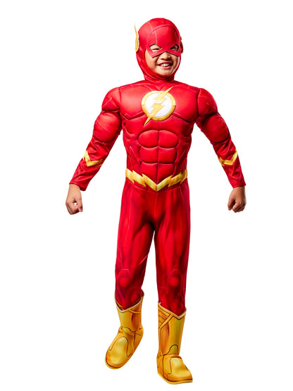 The Flash Deluxe Boys Child Costume Size Large 12-14