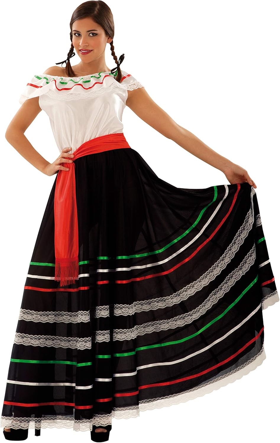 Mexicana Senorita Mexico Dress Adult Costume X-Large