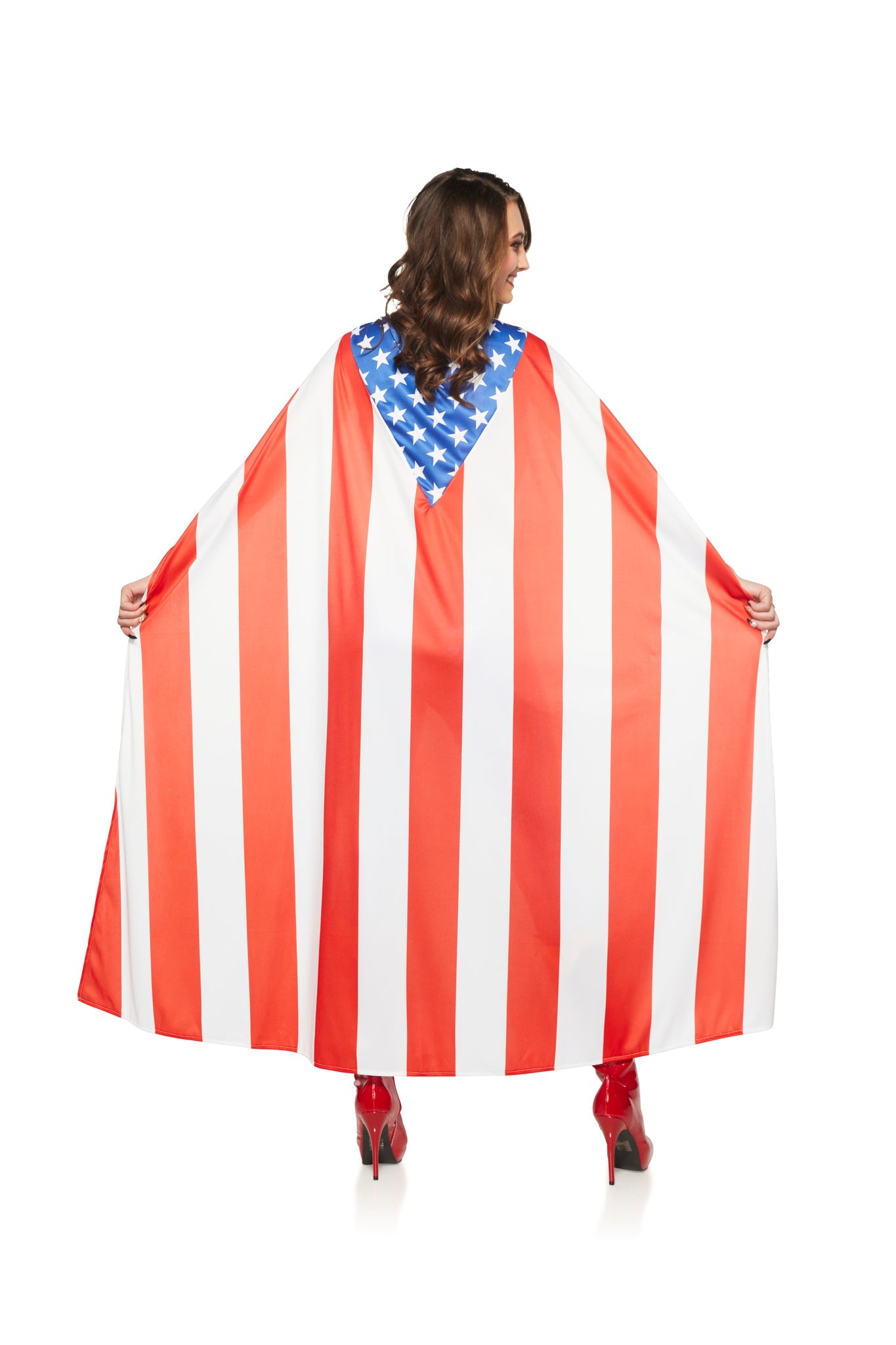 Patriotic American Flag Cape