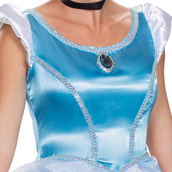 Cinderella Disney Deluxe Costume Dress for Women Large 12-14