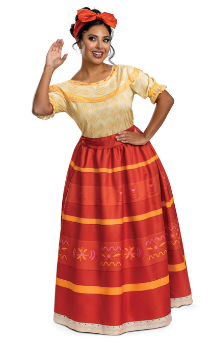 Disney Encanto Mirabel and Dolores Deluxe Costume Dress for Women Large 12-14