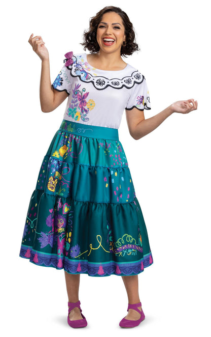 Disney Encanto Mirabel Madrigal Deluxe Costume Dress for Women Small 4-6
