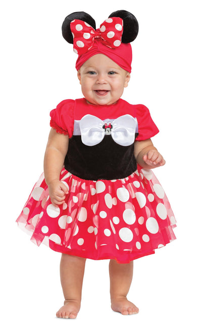Disney Minnie Mouse Red Posh Baby Infant Costume Size 12-18 Months