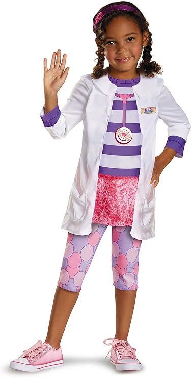 Disney Doc McStuffins Pet Vet Classic Child Costume Medium 7-8