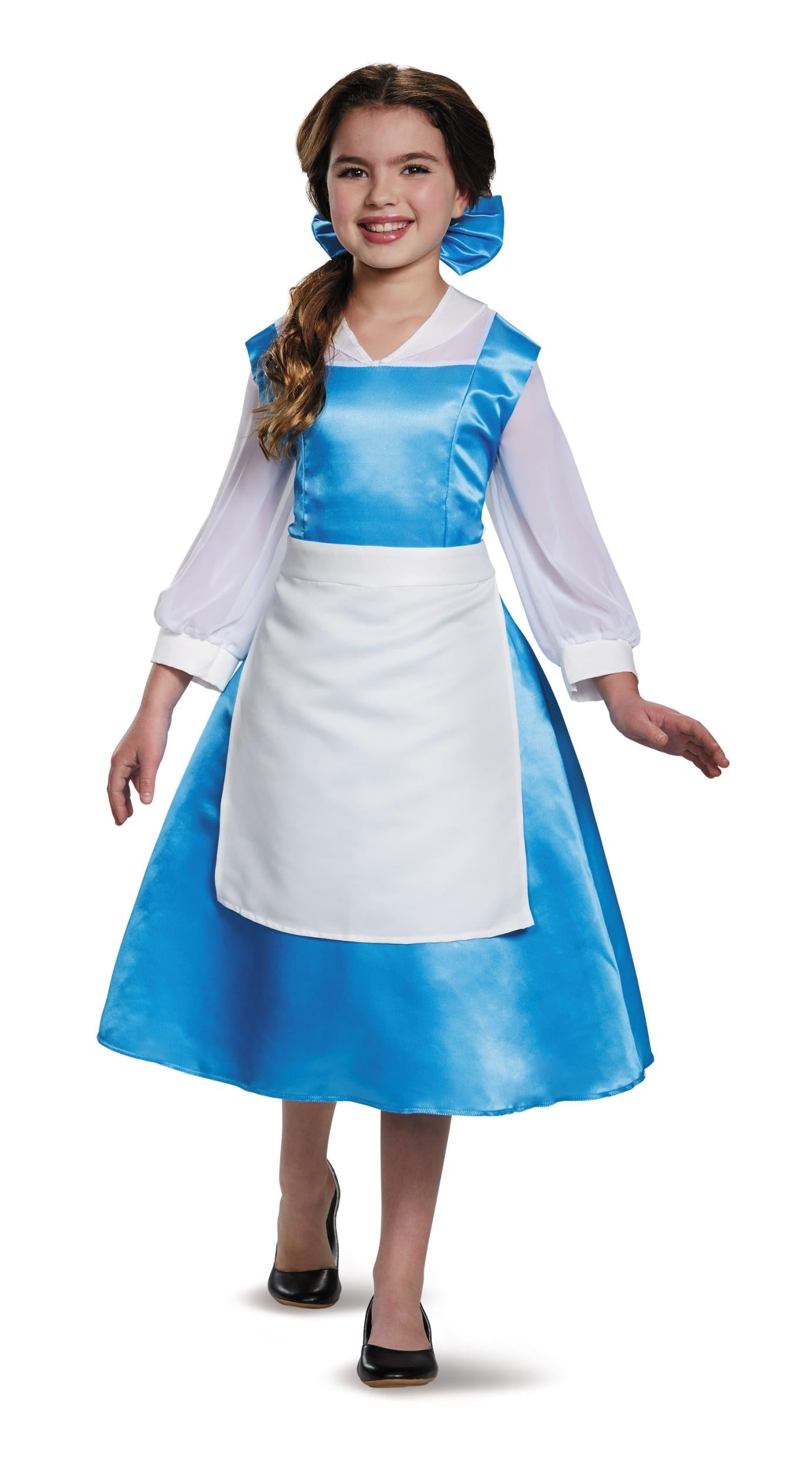 Disney Bell Blue Dress Beauty and the Beast Child Costume Size Large 10-12