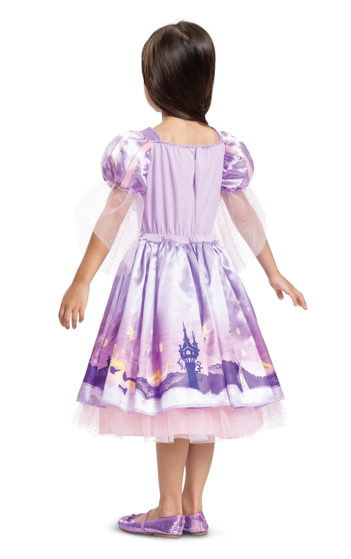 Rapunzel Deluxe Toddler Disney Princess Deluxe Girls Costume 3T-4T