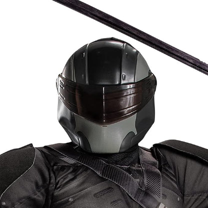Snake Eyes GI Joe Muscle Jumpsuit Deluxe Adult Costume XXL 50-52