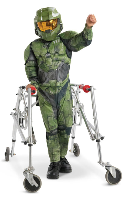 Halo Master Chief Adaptive Muscle Child Costume Medium 7-8