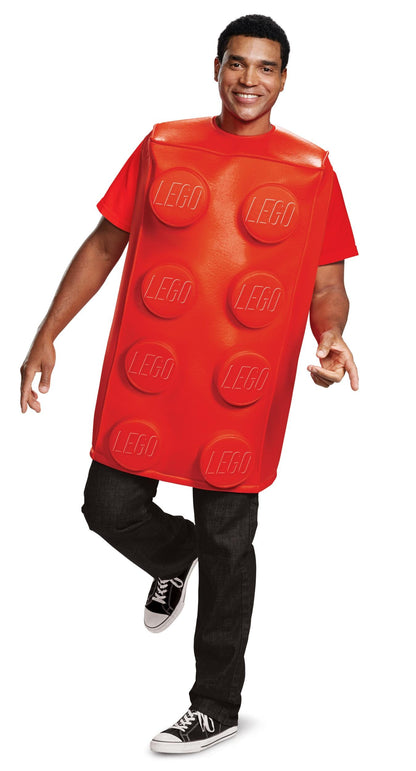 Red Lego Brick Tunic Adult Costume Medium/Large