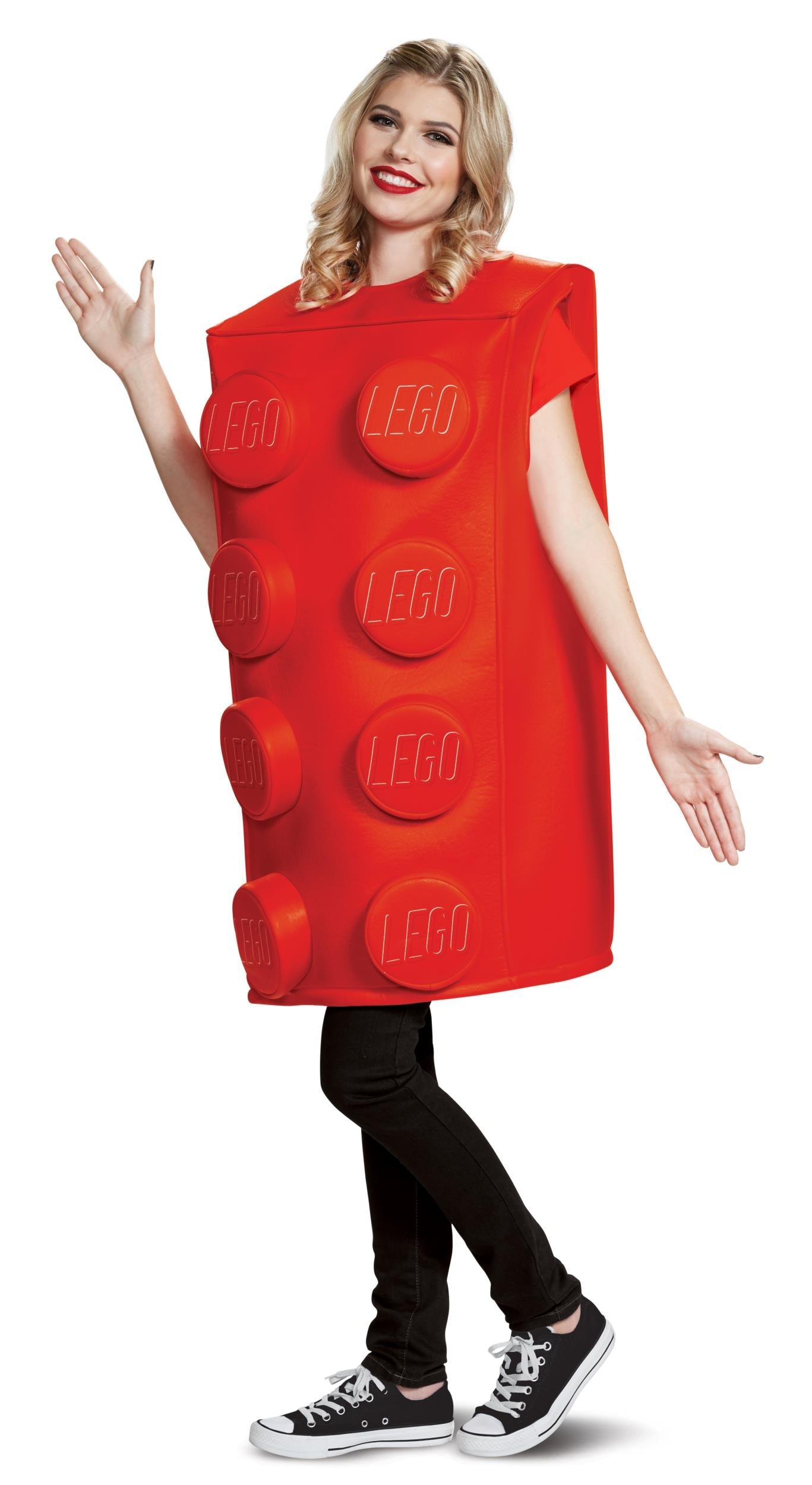 Red Lego Brick Tunic Adult Costume Medium/Large