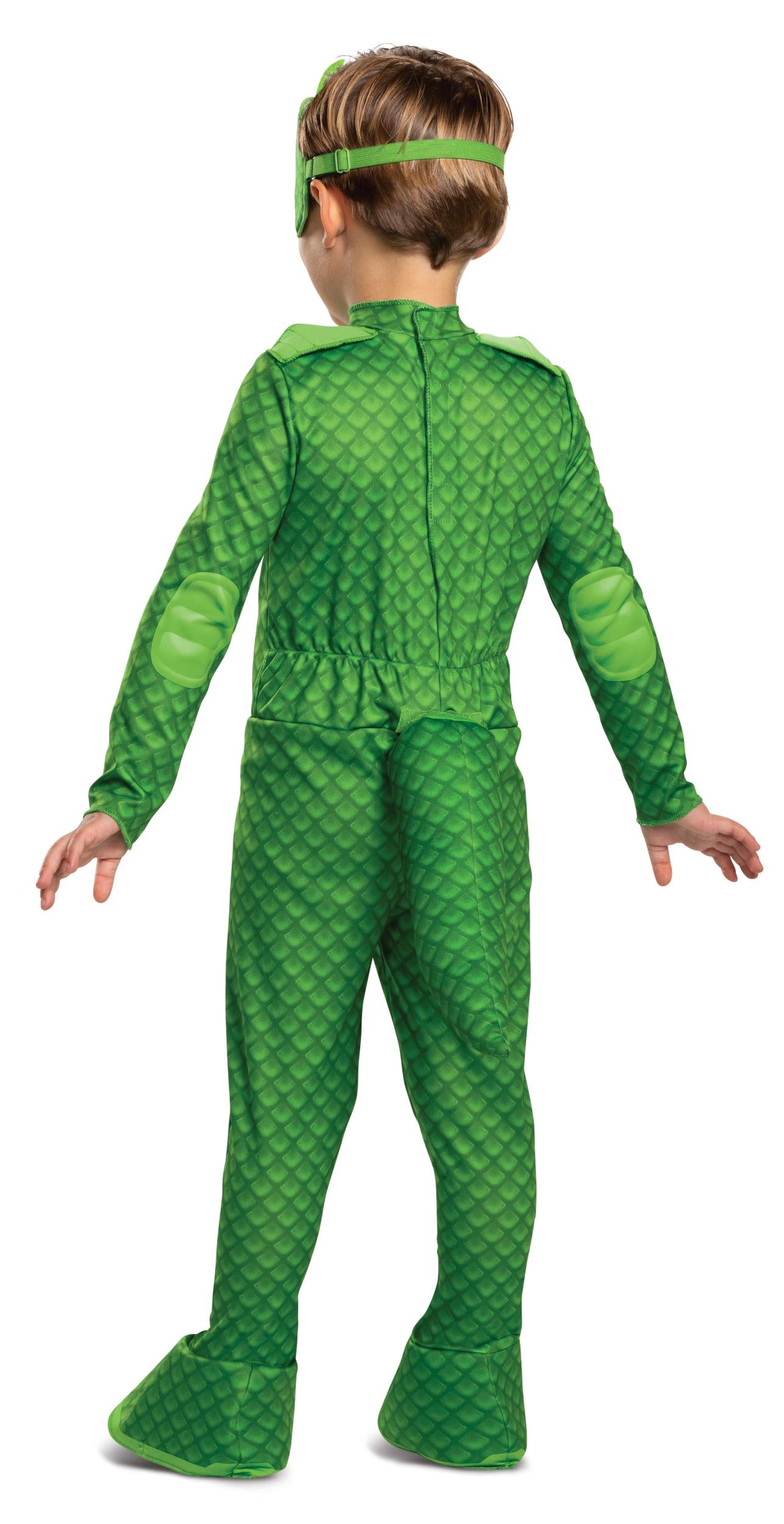 Gekko Deluxe Megasuit PJ Masks With Lights Toddler Costume 3T-4T