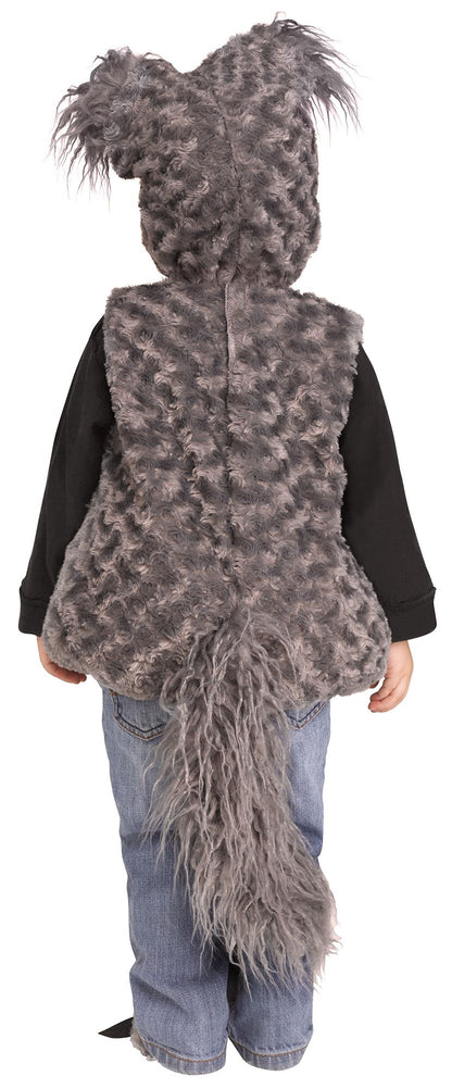 Cuddly Wolf Cub Tunic Child Costume Toddler Size Large 2T-4T