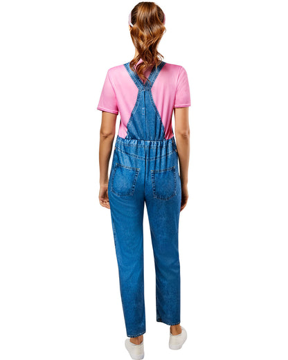 Ms. Rachel Womens Costume Jumpsuit with Headband