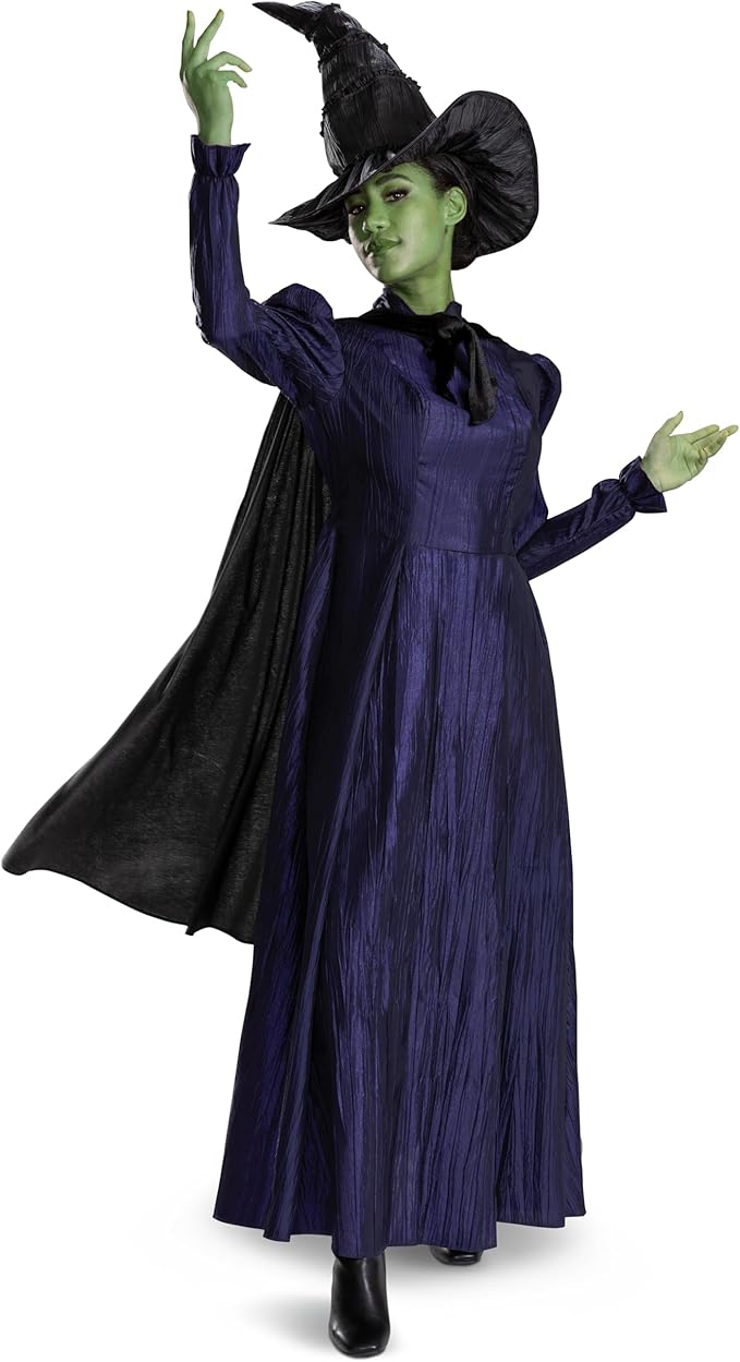 Elphaba Deluxe Witch Classic Wicked Costume for Women Large 12-14
