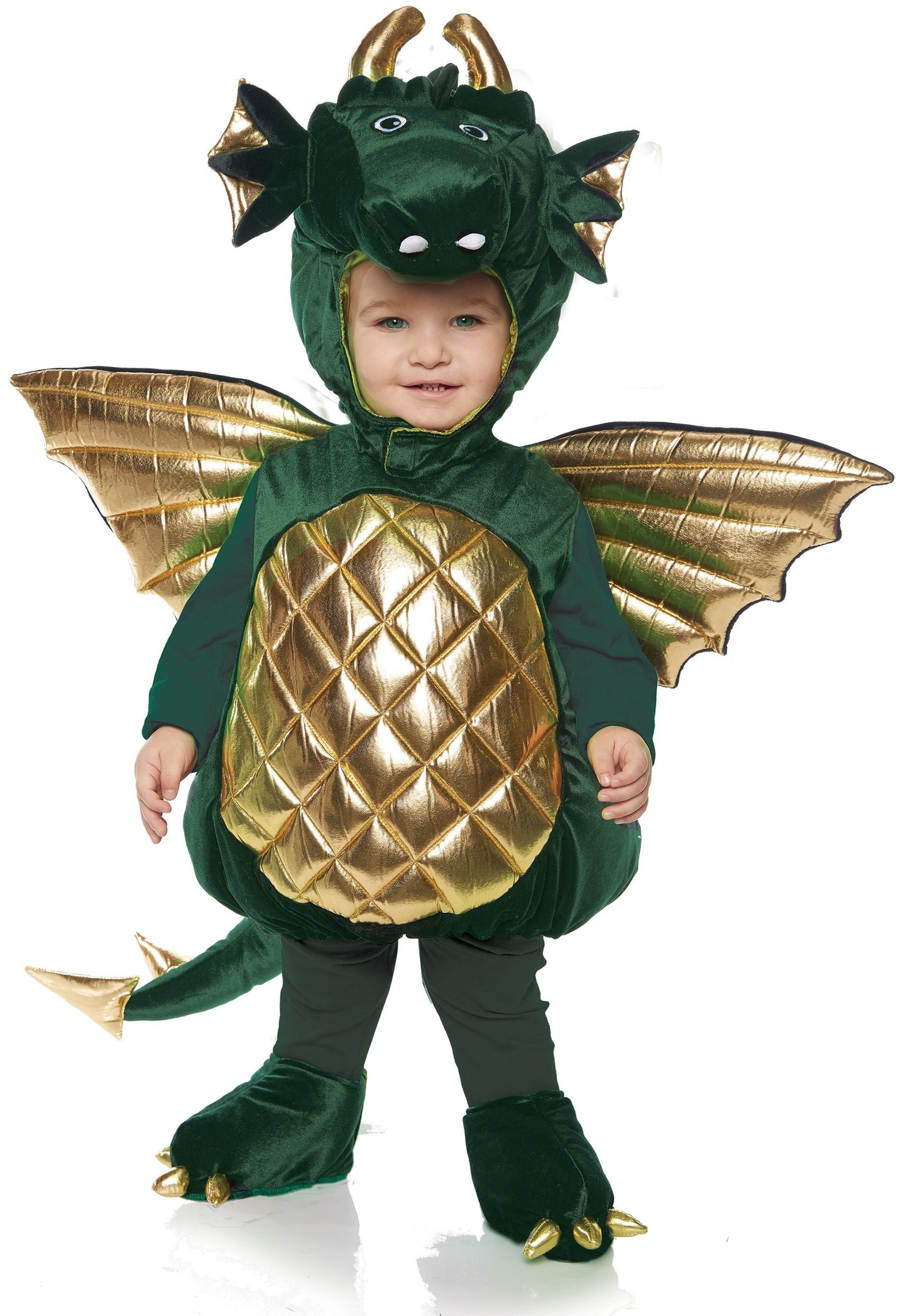 Baby Dragon Green Infant Costume Size Toddler 2T-4T