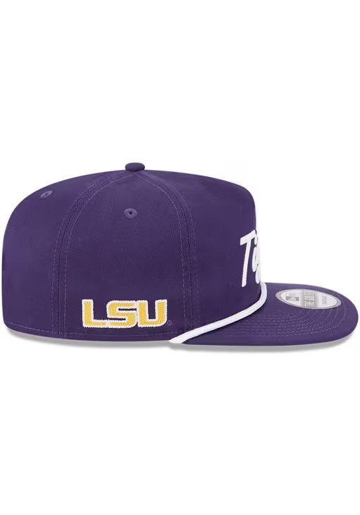 LSU Tigers - Golfer Team Text Snapback Hat New Era