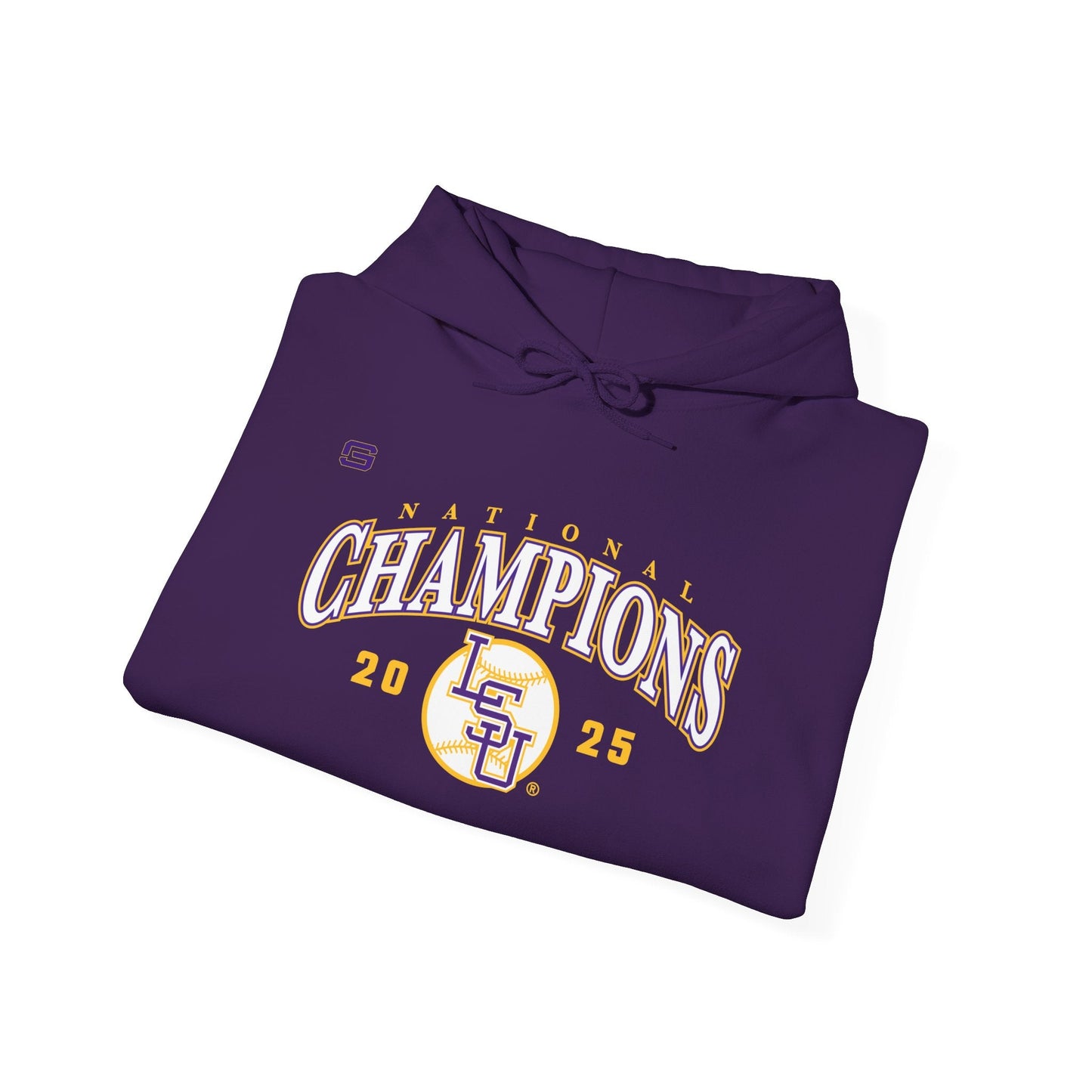 LSU Baseball National Champions Hoodie - Purple