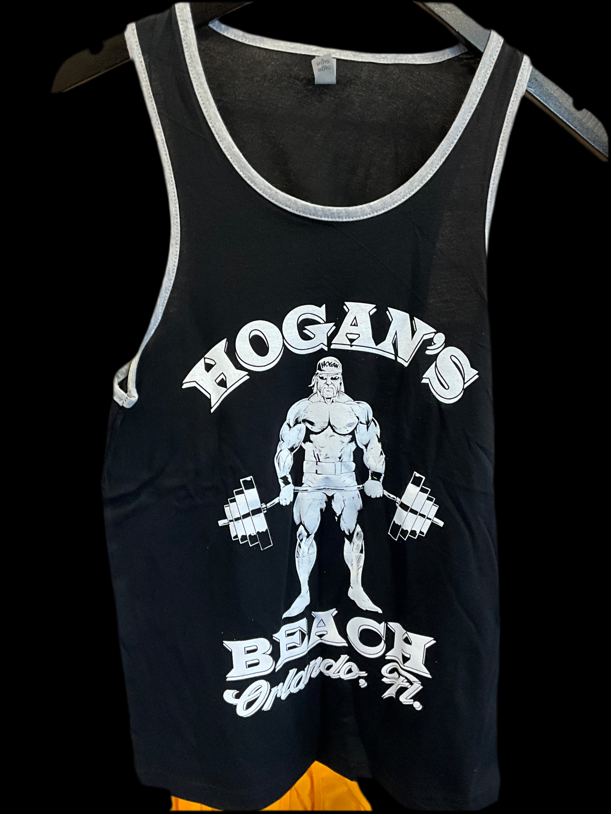 Hulk Hogan Hogans Gym Mens Tank Top Shirt Black