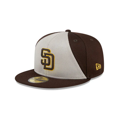 San Diego Padres - Brown 59Fifty Batting Practice Snapback Adjustable Hat New Era
