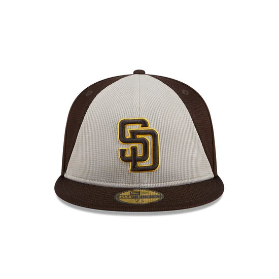 San Diego Padres - Brown 59Fifty Batting Practice Snapback Adjustable Hat New Era