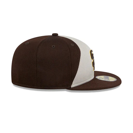 San Diego Padres - Brown 59Fifty Batting Practice Snapback Adjustable Hat New Era