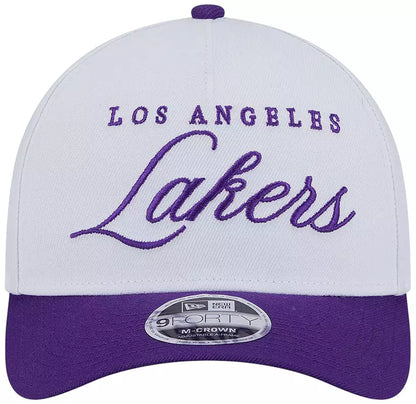 Los Angeles Lakers - 9Forty 2025 Draft M-Crown A-Frame Adjustable Hat New Era