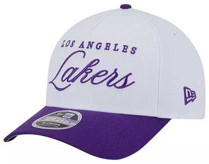 Los Angeles Lakers - 9Forty 2025 Draft M-Crown A-Frame Adjustable Hat New Era
