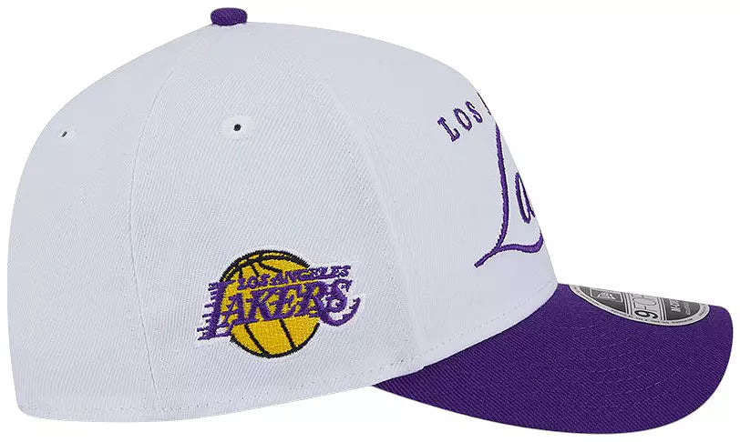 Los Angeles Lakers - 9Forty 2025 Draft M-Crown A-Frame Adjustable Hat New Era