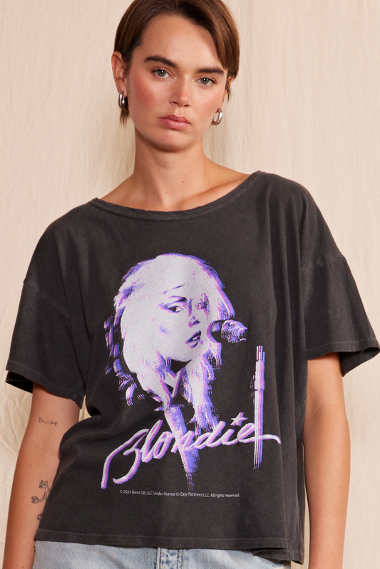 Blondie Sunday Girl Tee Womens T Shirt Black