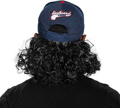 Eastbound Baseball Player 55 Powers Hat and Wig Set
