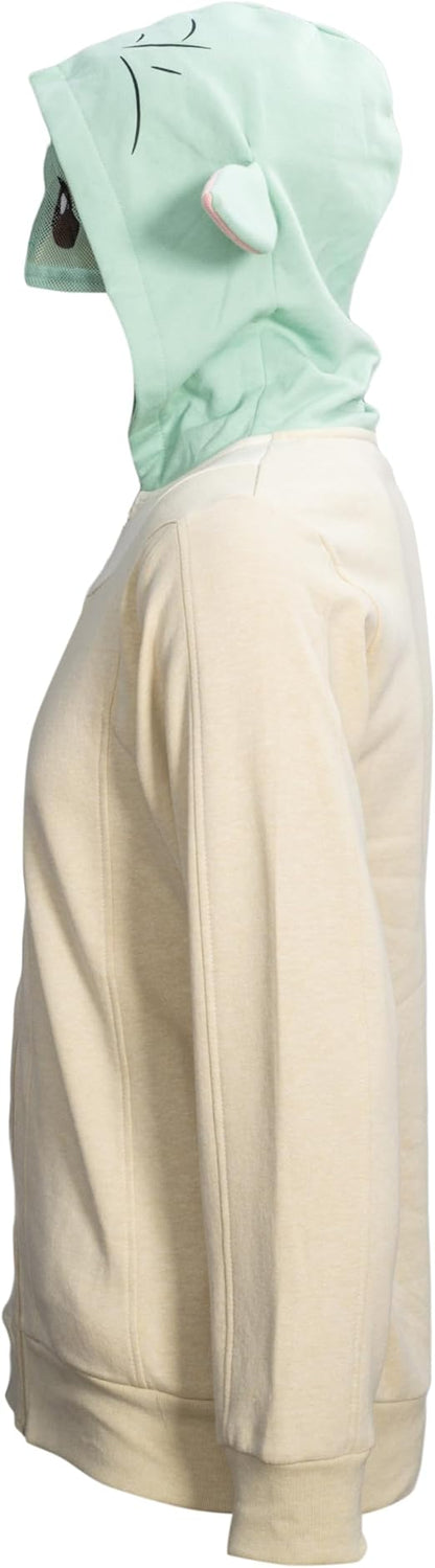 Star Wars Yoda Kids Boys Hoodie Mask with Ears