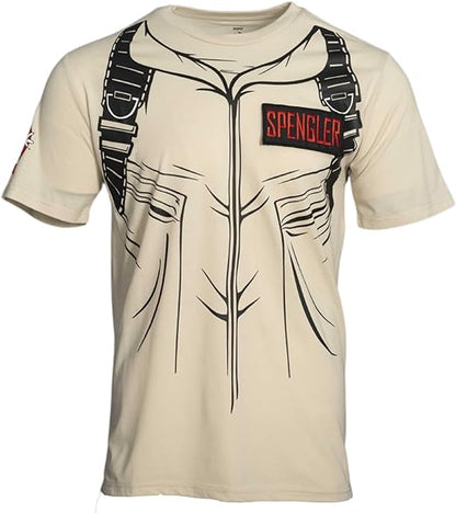 Ghostbusters Costume T Shirt with Four Interchangeable Name Patches