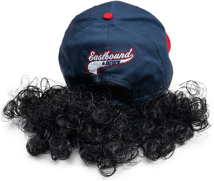 Eastbound Baseball Player 55 Powers Hat and Wig Set
