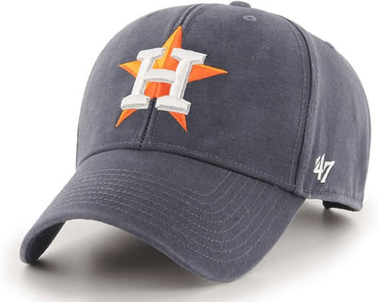 47 Brand MLB Houston Astros Vintage Legend MVP Hat Adjustable Cap Navy Blue