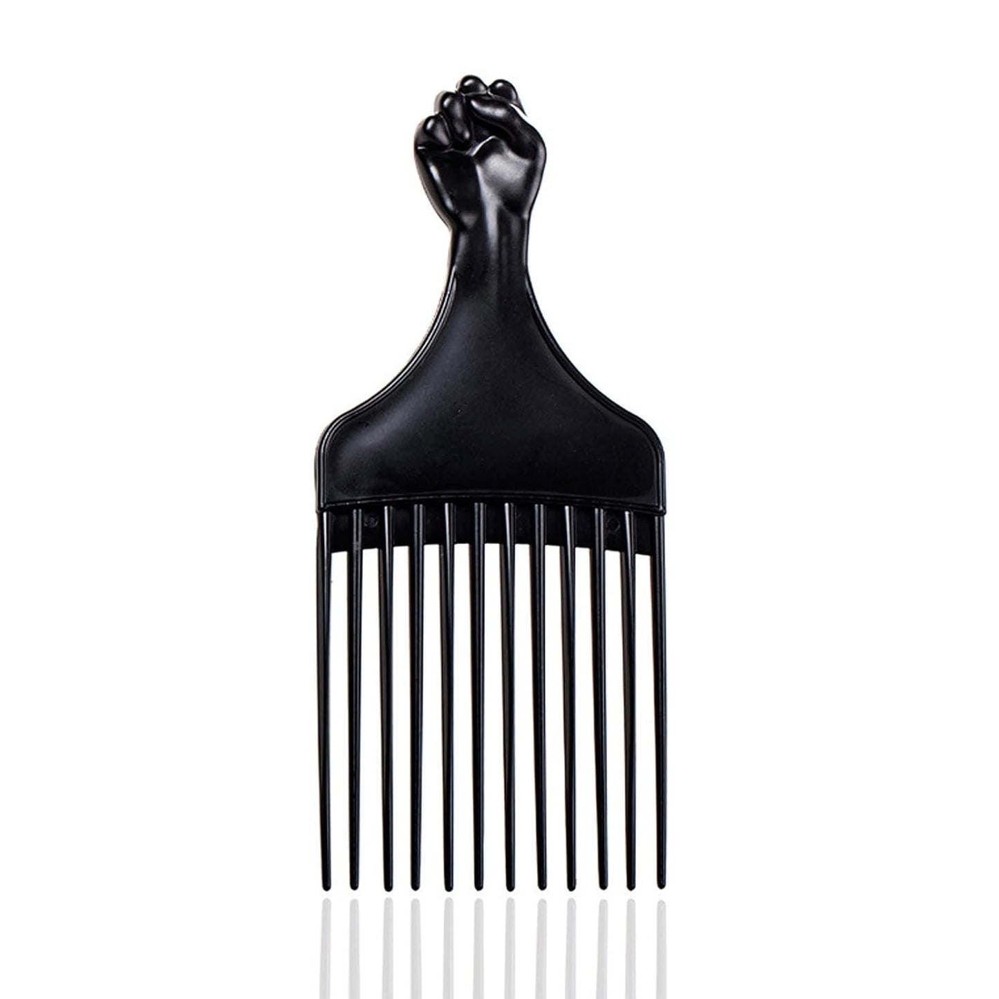 Fist Afro Pick Black Detangle Comb