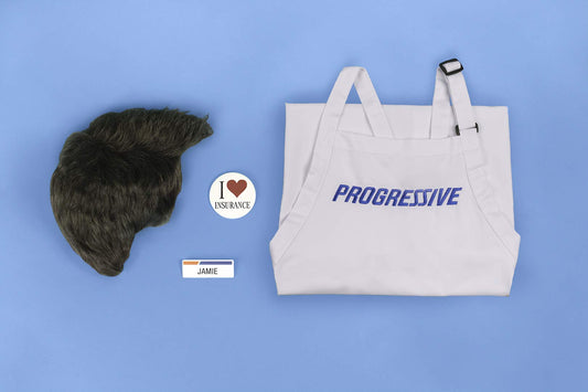 Progressive Jamie Adult Halloween Costume Kit White