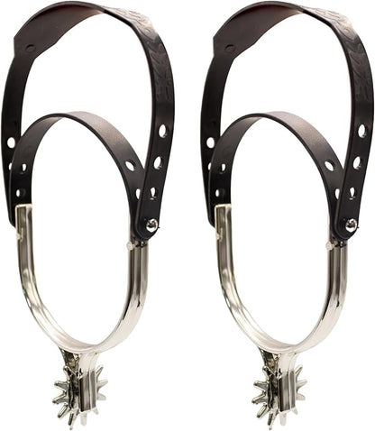 Adjustable Faux Cowboy Cowgirl Boot Spurs Plastic Spur Rodeo Gear