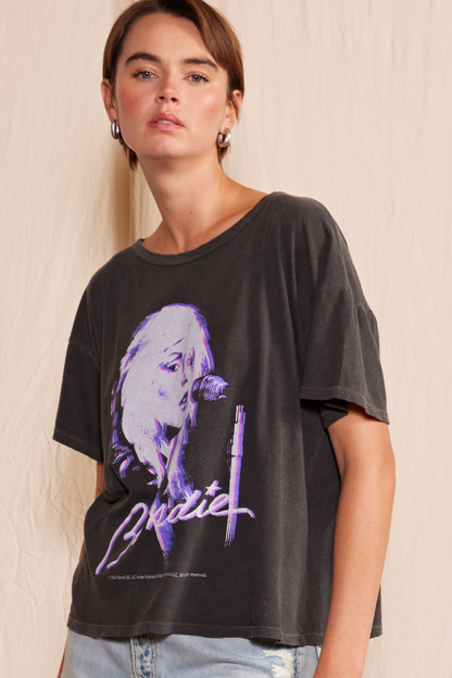 Blondie Sunday Girl Tee Womens T Shirt Black