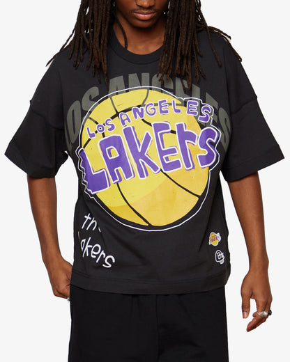 B2SS Los Angeles Lakers NBA Tee Mens T Shirt Black