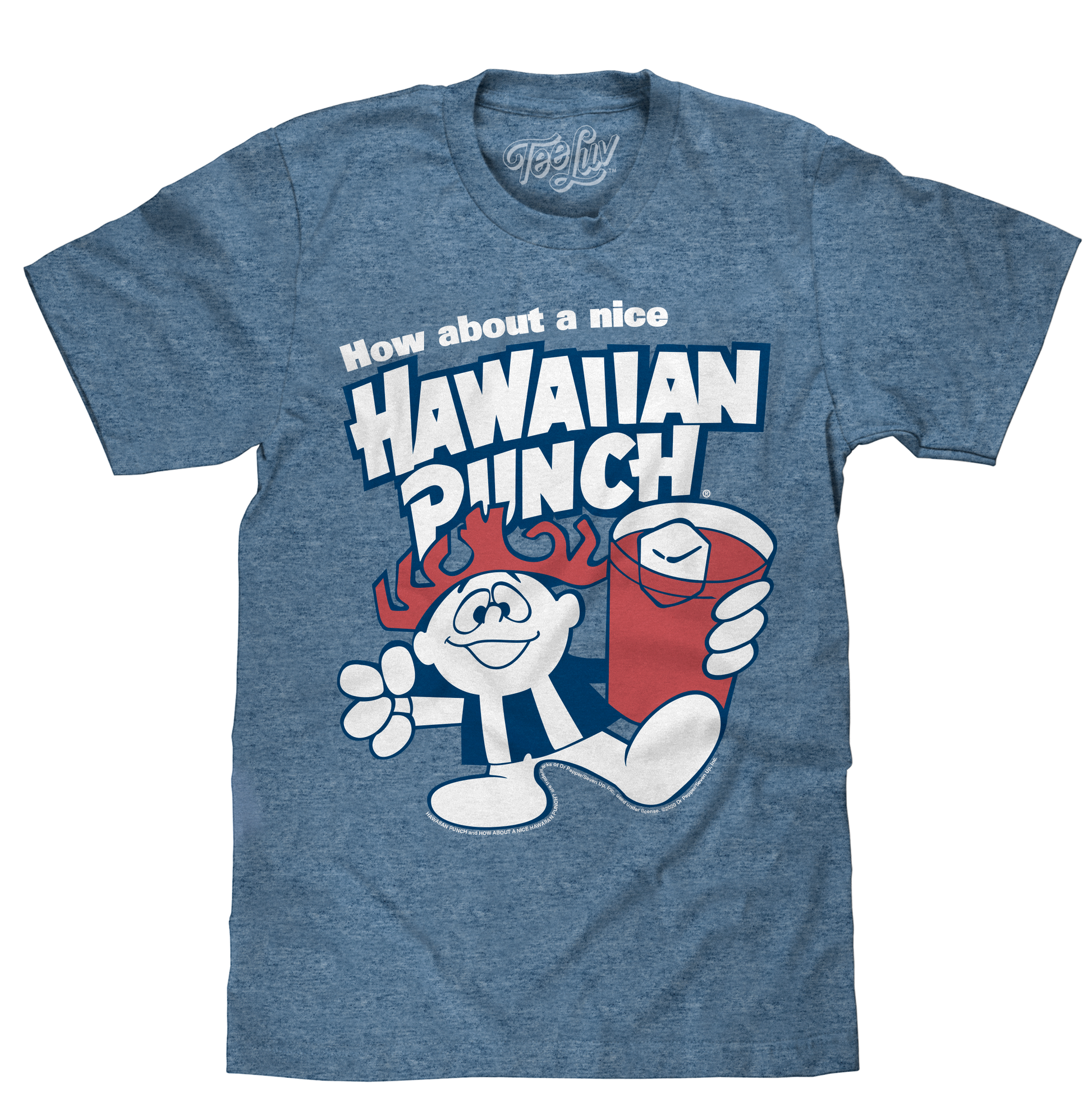 How About a Nice Hawaiian Punch Retro Punchy Mens T Shirt Cabo Blue