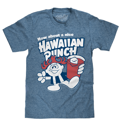 How About a Nice Hawaiian Punch Retro Punchy Mens T Shirt Cabo Blue
