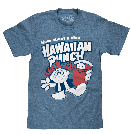 How About a Nice Hawaiian Punch Retro Punchy Mens T Shirt Cabo Blue