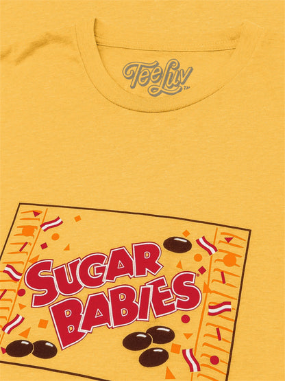 Sugar Babies Caramel Candy Mens T Shirt Banana Yellow