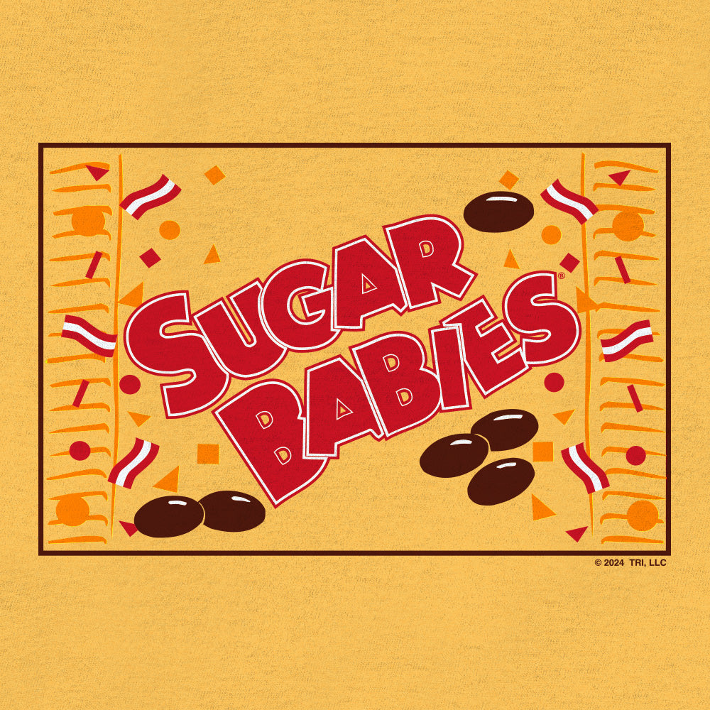Sugar Babies Caramel Candy Mens T Shirt Banana Yellow