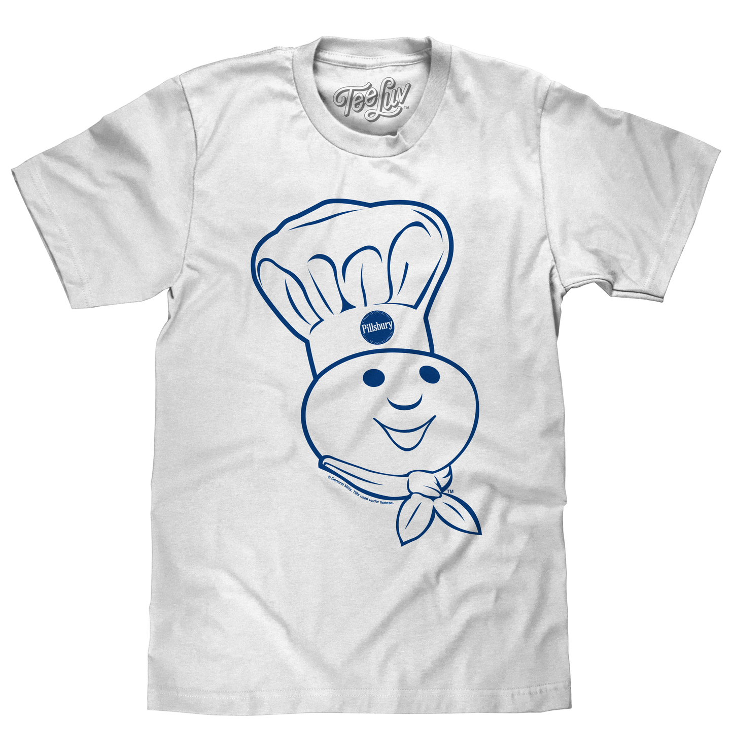 Pillsbury Doughboy Poppin' Fresh Mens T Shirt White
