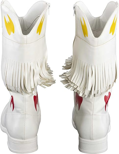 Ultimate Wrestler Warrior White Boots